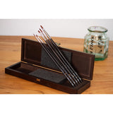 Da Vinci Top-Acryl Brushes Set in a Wooden Box, 5 pcs.