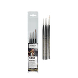 Da Vinci Tabletop Maestro Tobolsky-Kolinsky brush set, 4 pcs
