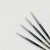 Da Vinci Tabletop Maestro Tobolsky-Kolinsky brush set, 4 pcs