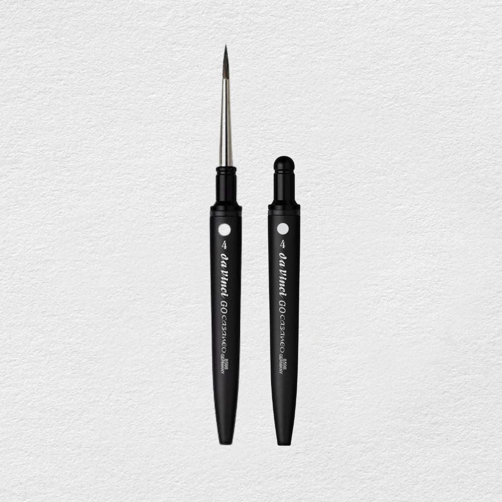 Da Vinci Go Casaneo travel watercolor brush, round
