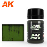 AK Interactive Dark Streaking Grime efekto dažai, 35 ml