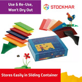 Stockmar Beeswax Modelling Sheet Set, 15 colors
